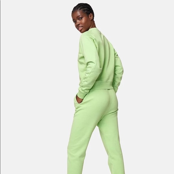 Outdoor Voices Jade Cotton Terry Sweatshirt - Picture 2 of 6